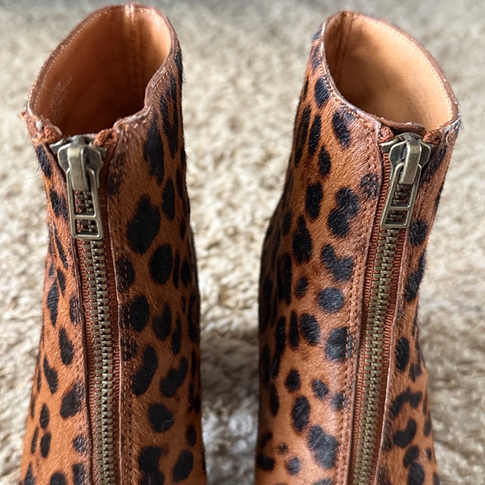 Madewell The Amalia Leopard Print Ankle Booties - Picture 15 of 16